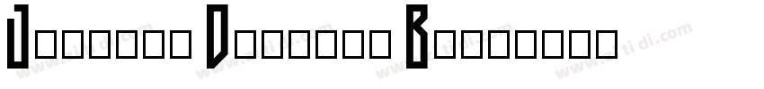 Johnson Display Bold字体转换
